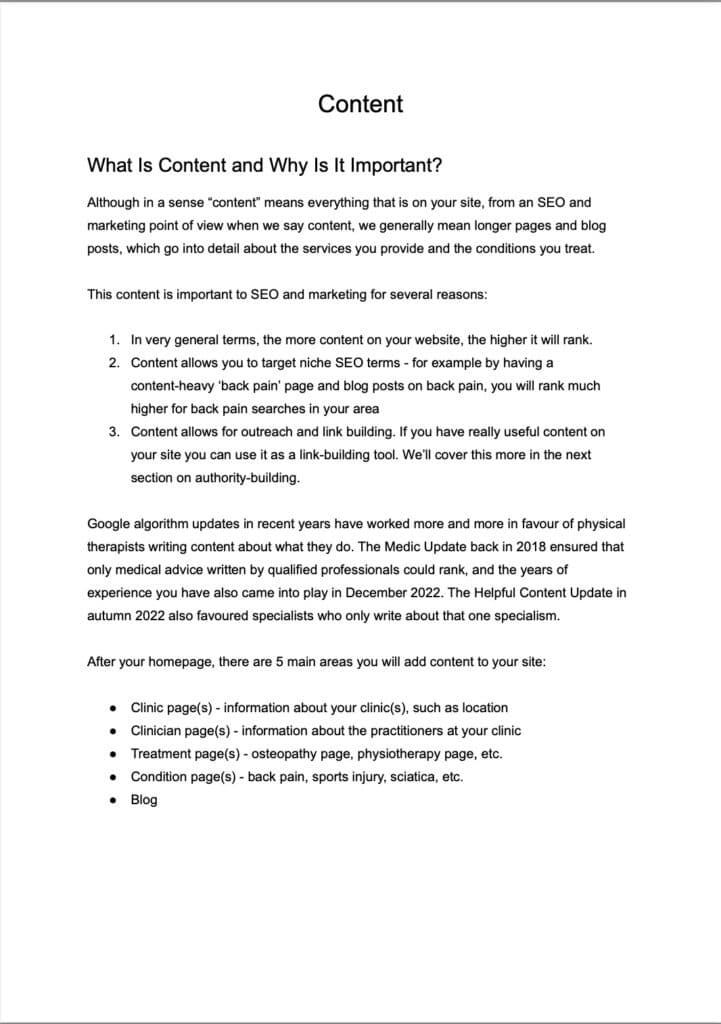 Page from MYCO SEO guide