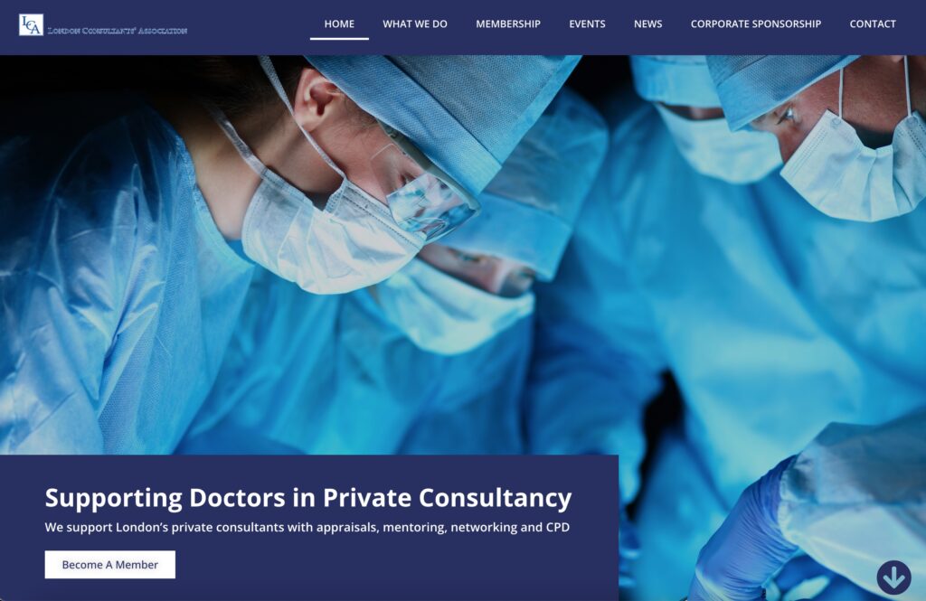 Clinic website built by Market Your Clinic Online