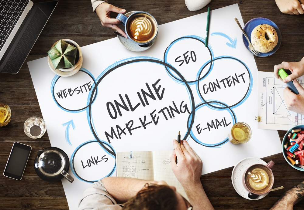 Online marketing concept